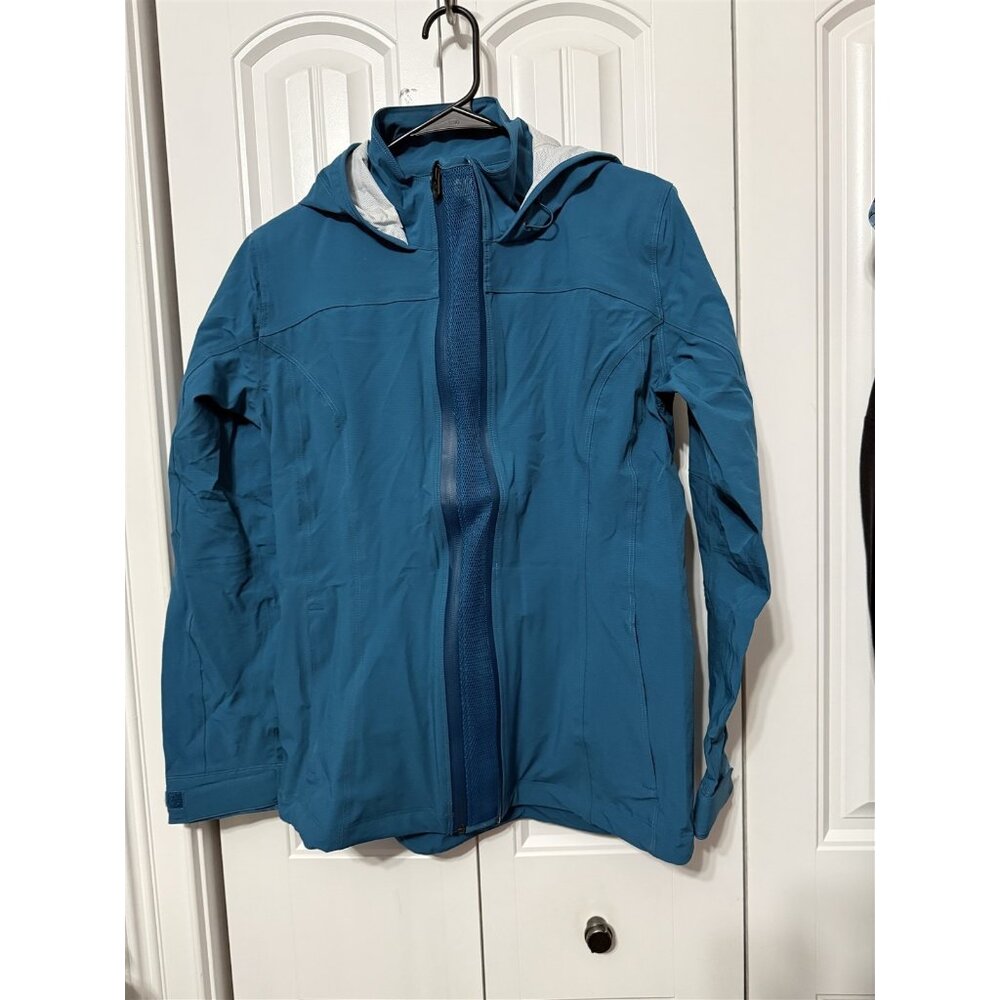 Kuhl Projekt Jacket Womens Small Blue Full Zip Performance Windbreaker Mesh